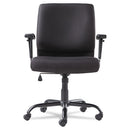 OIF wholesale. Big And Tall Swivel-tilt Mid-back Chair, Supports Up To 450 Lbs, Black Seat-black Back, Black Base. HSD Wholesale: Janitorial Supplies, Breakroom Supplies, Office Supplies.