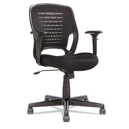 OIF wholesale. Swivel-tilt Mesh Task Chair, Supports Up To 250 Lbs, Black Seat-black Back, Black Base. HSD Wholesale: Janitorial Supplies, Breakroom Supplies, Office Supplies.