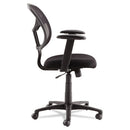 OIF wholesale. Swivel-tilt Mesh Task Chair With Adjustable Arms, Supports Up To 250 Lbs., Black Seat-black Back, Black Base. HSD Wholesale: Janitorial Supplies, Breakroom Supplies, Office Supplies.