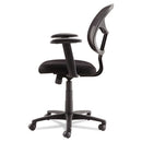 OIF wholesale. Swivel-tilt Mesh Task Chair With Adjustable Arms, Supports Up To 250 Lbs., Black Seat-black Back, Black Base. HSD Wholesale: Janitorial Supplies, Breakroom Supplies, Office Supplies.