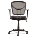 OIF wholesale. Swivel-tilt Mesh Task Chair With Adjustable Arms, Supports Up To 250 Lbs., Black Seat-black Back, Black Base. HSD Wholesale: Janitorial Supplies, Breakroom Supplies, Office Supplies.
