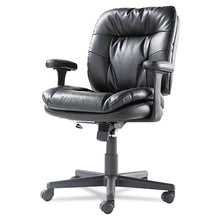 Load image into Gallery viewer, Executive Bonded Leather Swivel-tilt Chair, Supports Up To 250 Lbs, Black Seat-back-base