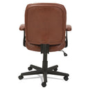 OIF wholesale. Swivel-tilt Bonded Leather Task Chair, Supports Up To 250 Lbs., Chestnut Brown Seat-chestnut Brown Back, Black Base. HSD Wholesale: Janitorial Supplies, Breakroom Supplies, Office Supplies.