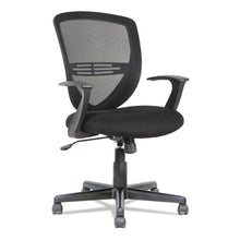 Load image into Gallery viewer, OIF wholesale. Swivel-tilt Mesh Mid-back Task Chair, Supports Up To 250 Lbs., Black Seat-black Back, Black Base. HSD Wholesale: Janitorial Supplies, Breakroom Supplies, Office Supplies.