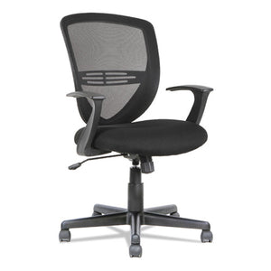 OIF wholesale. Swivel-tilt Mesh Mid-back Task Chair, Supports Up To 250 Lbs., Black Seat-black Back, Black Base. HSD Wholesale: Janitorial Supplies, Breakroom Supplies, Office Supplies.