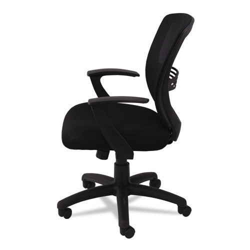 OIF wholesale. Swivel-tilt Mesh Mid-back Task Chair, Supports Up To 250 Lbs., Black Seat-black Back, Black Base. HSD Wholesale: Janitorial Supplies, Breakroom Supplies, Office Supplies.