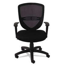 Load image into Gallery viewer, OIF wholesale. Swivel-tilt Mesh Mid-back Task Chair, Supports Up To 250 Lbs., Black Seat-black Back, Black Base. HSD Wholesale: Janitorial Supplies, Breakroom Supplies, Office Supplies.