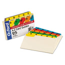 Oxford™ wholesale. Manila Index Card Guides With Laminated Tabs, 1-5-cut Top Tab, A To Z, 3 X 5, Manila, 25-set. HSD Wholesale: Janitorial Supplies, Breakroom Supplies, Office Supplies.