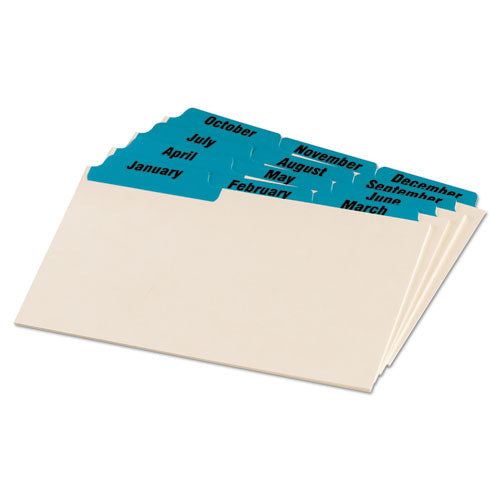 Oxford™ wholesale. Manila Index Card Guides With Laminated Tabs, 1-3-cut Top Tab, January To December, 4 X 6, Manila, 12-set. HSD Wholesale: Janitorial Supplies, Breakroom Supplies, Office Supplies.