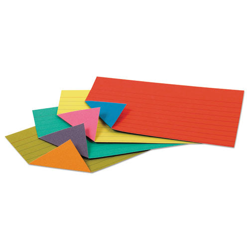 Oxford™ wholesale. Extreme Index Cards, 3 X 5, Vivid Assorted, 100-pack. HSD Wholesale: Janitorial Supplies, Breakroom Supplies, Office Supplies.