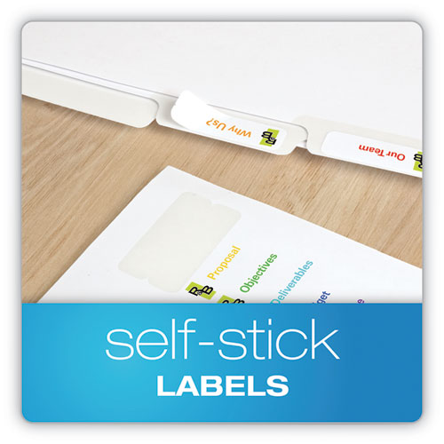 Oxford™ wholesale. Custom Label Tab Dividers With Self-adhesive Tab Labels, 5-tab, 11 X 8.5, White, 25 Sets. HSD Wholesale: Janitorial Supplies, Breakroom Supplies, Office Supplies.