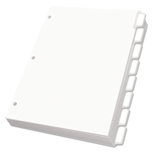 Oxford™ wholesale. Custom Label Tab Dividers With Self-adhesive Tab Labels, 8-tab, 11 X 8.5, White, 25 Sets. HSD Wholesale: Janitorial Supplies, Breakroom Supplies, Office Supplies.