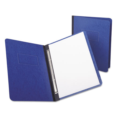 Oxford™ wholesale. Pressguard Report Cover, Prong Clip, Letter, 3" Capacity, Dark Blue. HSD Wholesale: Janitorial Supplies, Breakroom Supplies, Office Supplies.