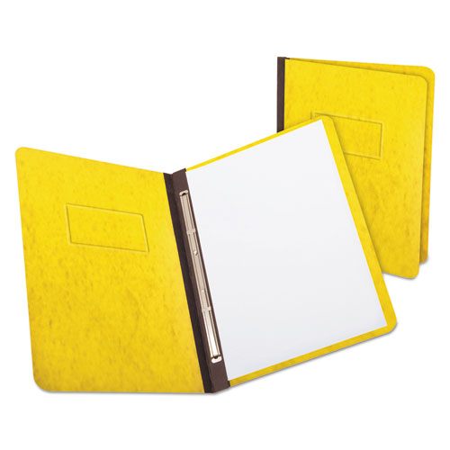 Oxford™ wholesale. Pressguard Report Cover, Prong Clip, Letter, 3" Capacity, Yellow. HSD Wholesale: Janitorial Supplies, Breakroom Supplies, Office Supplies.