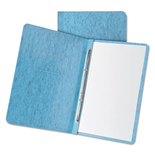 Oxford™ wholesale. Pressboard Report Cover, 2 Prong Fastener, Letter, 3" Capacity, Light Blue. HSD Wholesale: Janitorial Supplies, Breakroom Supplies, Office Supplies.