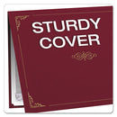 Oxford™ wholesale. Certificate Holder, 11 1-4 X 8 3-4, Burgundy, 5-pack. HSD Wholesale: Janitorial Supplies, Breakroom Supplies, Office Supplies.