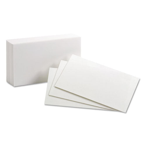 Oxford™ wholesale. Unruled Index Cards, 3 X 5, White, 100-pack. HSD Wholesale: Janitorial Supplies, Breakroom Supplies, Office Supplies.