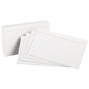 Oxford™ wholesale. Ruled Index Cards, 3 X 5, White, 100-pack. HSD Wholesale: Janitorial Supplies, Breakroom Supplies, Office Supplies.