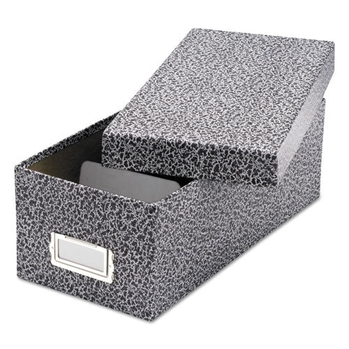 Oxford™ wholesale. Reinforced Board Card File, Lift-off Cover, Holds 1,200 3 X 5 Cards, Black-white. HSD Wholesale: Janitorial Supplies, Breakroom Supplies, Office Supplies.