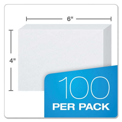 Oxford™ wholesale. Unruled Index Cards, 4 X 6, White, 100-pack. HSD Wholesale: Janitorial Supplies, Breakroom Supplies, Office Supplies.