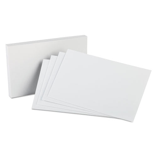 Oxford™ wholesale. Unruled Index Cards, 5 X 8, White, 100-pack. HSD Wholesale: Janitorial Supplies, Breakroom Supplies, Office Supplies.