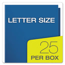 Oxford™ wholesale. High Gloss Laminated Paperboard Folder, 100-sheet Capacity, Blue, 25-box. HSD Wholesale: Janitorial Supplies, Breakroom Supplies, Office Supplies.