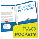 Oxford™ wholesale. High Gloss Laminated Paperboard Folder, 100-sheet Capacity, Blue, 25-box. HSD Wholesale: Janitorial Supplies, Breakroom Supplies, Office Supplies.