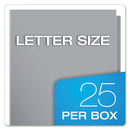 Oxford™ wholesale. High Gloss Laminated Paperboard Folder, 100-sheet Capacity, Gray, 25-box. HSD Wholesale: Janitorial Supplies, Breakroom Supplies, Office Supplies.