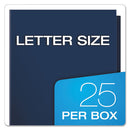 Oxford™ wholesale. High Gloss Laminated Paperboard Folder, 100-sheet Capacity, Navy, 25-box. HSD Wholesale: Janitorial Supplies, Breakroom Supplies, Office Supplies.