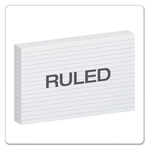 Oxford™ wholesale. Ruled Index Cards, 5 X 8, White, 100-pack. HSD Wholesale: Janitorial Supplies, Breakroom Supplies, Office Supplies.