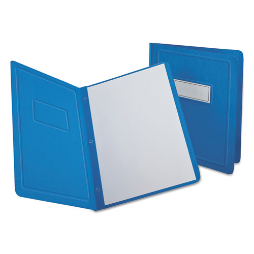 Oxford™ wholesale. Report Cover, 3 Fasteners, Panel And Border Cover, Letter, Light Blue, 25-box. HSD Wholesale: Janitorial Supplies, Breakroom Supplies, Office Supplies.