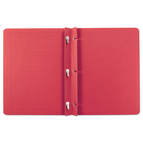 Oxford™ wholesale. Report Cover, 3 Fasteners, Panel And Border Cover, Letter, Red, 25-box. HSD Wholesale: Janitorial Supplies, Breakroom Supplies, Office Supplies.