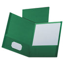 Oxford™ wholesale. Linen Finish Twin Pocket Folders, Letter, Hunter Green,25-box. HSD Wholesale: Janitorial Supplies, Breakroom Supplies, Office Supplies.