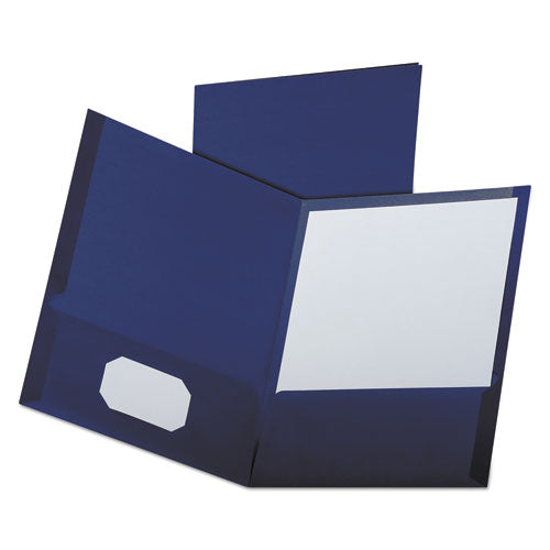 Oxford™ wholesale. Linen Finish Twin Pocket Folders, Letter, Navy, 25-box. HSD Wholesale: Janitorial Supplies, Breakroom Supplies, Office Supplies.