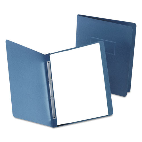 Oxford™ wholesale. Paper Report Cover, Large 2 Prong Fastener, Letter, 3" Capacity, Dk Blue, 25-box. HSD Wholesale: Janitorial Supplies, Breakroom Supplies, Office Supplies.