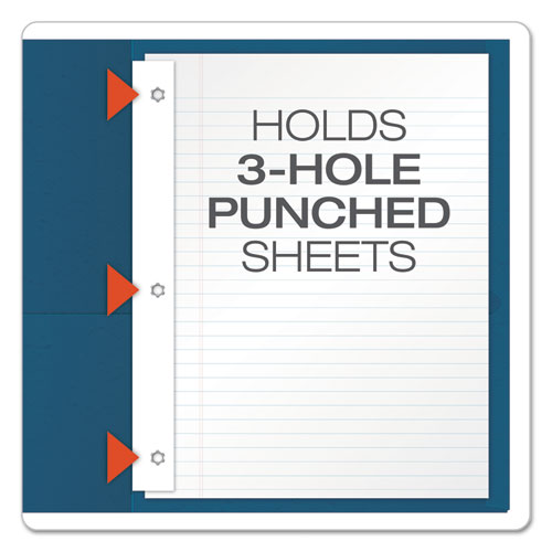 Oxford™ wholesale. Twin-pocket Folders With 3 Fasteners, Letter, 1-2" Capacity, Blue, 25-box. HSD Wholesale: Janitorial Supplies, Breakroom Supplies, Office Supplies.