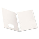 Oxford™ wholesale. Twin-pocket Folders With 3 Fasteners, Letter, 1-2" Capacity, White, 25-box. HSD Wholesale: Janitorial Supplies, Breakroom Supplies, Office Supplies.