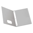 Oxford™ wholesale. Twin-pocket Folders With 3 Fasteners, Letter, 1-2" Capacity, Gray, 25-box. HSD Wholesale: Janitorial Supplies, Breakroom Supplies, Office Supplies.