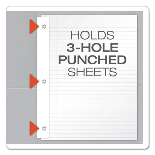 Oxford™ wholesale. Twin-pocket Folders With 3 Fasteners, Letter, 1-2" Capacity, Gray, 25-box. HSD Wholesale: Janitorial Supplies, Breakroom Supplies, Office Supplies.