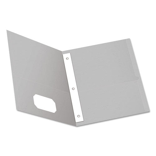 Oxford™ wholesale. Twin-pocket Folders With 3 Fasteners, Letter, 1-2" Capacity, Gray, 25-box. HSD Wholesale: Janitorial Supplies, Breakroom Supplies, Office Supplies.