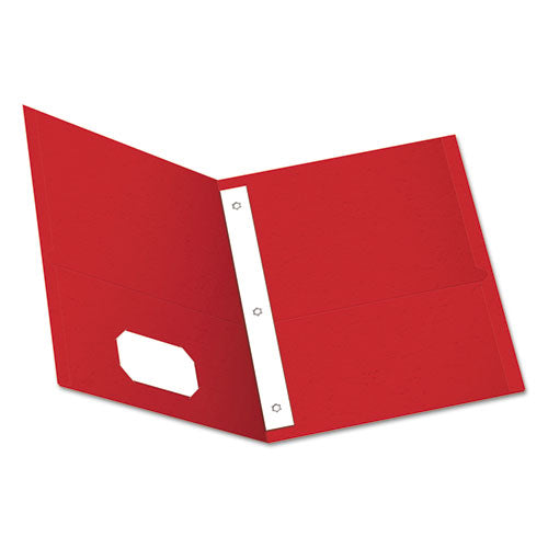Oxford™ wholesale. Twin-pocket Folders With 3 Fasteners, Letter, 1-2" Capacity, Red, 25-box. HSD Wholesale: Janitorial Supplies, Breakroom Supplies, Office Supplies.