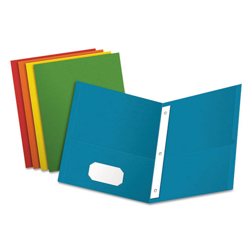 Oxford™ wholesale. Twin-pocket Folders With 3 Fasteners, Letter, 1-2" Capacity, Assorted, 25-box. HSD Wholesale: Janitorial Supplies, Breakroom Supplies, Office Supplies.