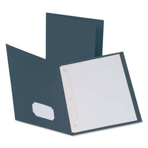 Oxford™ wholesale. Twin-pocket Folders With 3 Fasteners, Letter, 1-2" Capacity, Dark Blue, 25-box. HSD Wholesale: Janitorial Supplies, Breakroom Supplies, Office Supplies.