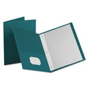 Oxford™ wholesale. Twin-pocket Folders With 3 Fasteners, Letter, 1-2" Capacity, Teal, 25-box. HSD Wholesale: Janitorial Supplies, Breakroom Supplies, Office Supplies.
