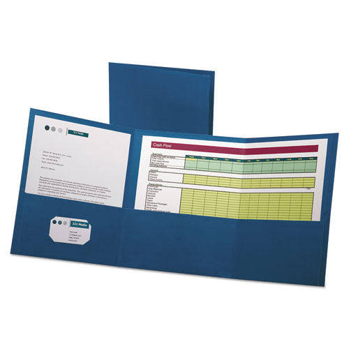 Oxford™ wholesale. Tri-fold Folder W-3 Pockets, Holds 150 Letter-size Sheets, Blue. HSD Wholesale: Janitorial Supplies, Breakroom Supplies, Office Supplies.