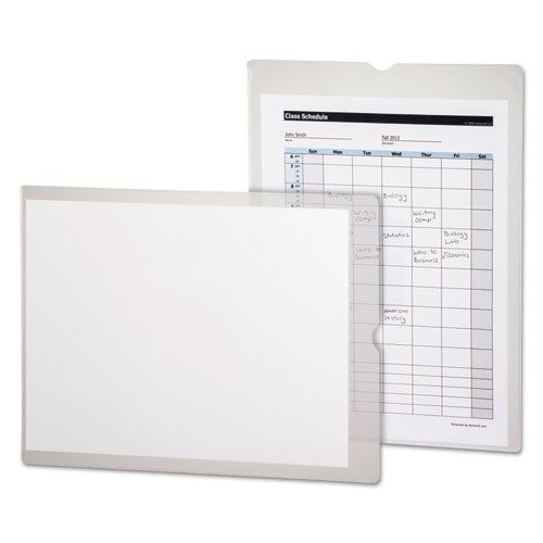 Oxford™ wholesale. Utili-jac Heavy-duty Clear Plastic Envelopes, 9 X 12, 50-box. HSD Wholesale: Janitorial Supplies, Breakroom Supplies, Office Supplies.