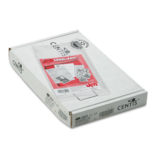 Oxford™ wholesale. Utili-jac Heavy-duty Clear Plastic Envelopes, 4 X 9, 50-box. HSD Wholesale: Janitorial Supplies, Breakroom Supplies, Office Supplies.