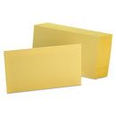 Oxford™ wholesale. Unruled Index Cards, 3 X 5, Canary, 100-pack. HSD Wholesale: Janitorial Supplies, Breakroom Supplies, Office Supplies.