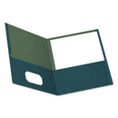Oxford™ wholesale. Earthwise By Oxford 100% Recycled Paper Twin-pocket Portfolio, Blue. HSD Wholesale: Janitorial Supplies, Breakroom Supplies, Office Supplies.