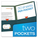 Oxford™ wholesale. Earthwise By Oxford 100% Recycled Paper Twin-pocket Portfolio, Blue. HSD Wholesale: Janitorial Supplies, Breakroom Supplies, Office Supplies.